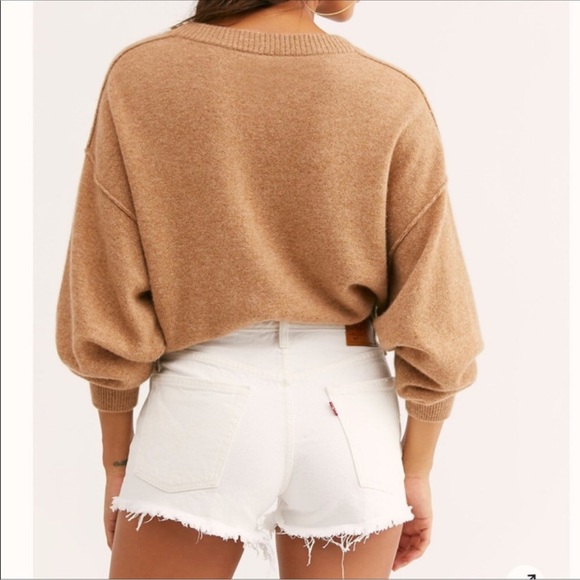 Levi’s 501 High-Rise White Denim Shorts - Picture 2 of 12